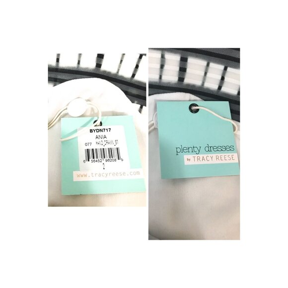 Plenty by Tracy Reese scuba dress, size 2,  Black, white, gray, NWT - Picture 4 of 13